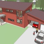 Plano de casa economica de campo