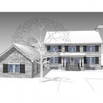 plano casa colonial