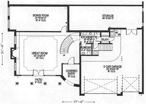 plano de casa con 4 dormitorios