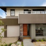 Plano de casa moderna con 3 habitaciones